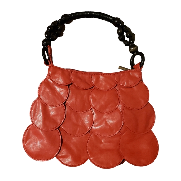 unknown Handbags - Red 70's style handbag